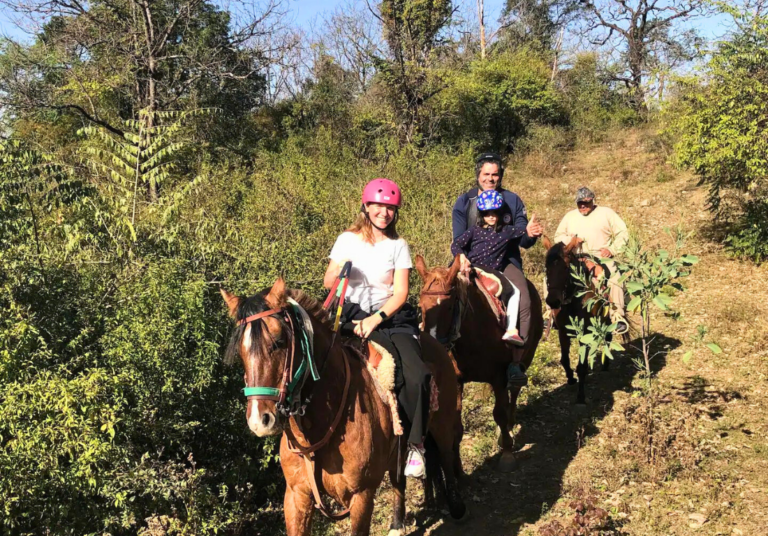Horse riding in the mountains near Salta